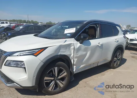 2022 Nissan Rogue Platinum Fwd z USA, uszkodzony, nr VIN JN8BT3DC6NW118357